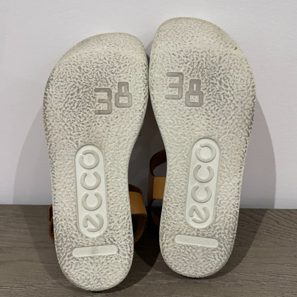 ECCO Women's Brown Flowt Sandal - Size 8 (38) - Picture 10 of 10